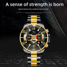 Load image into Gallery viewer, Men's Watches Luxury Waterproof Stainless Steel Quartz Watch Man Calendar Sports Wristwatch Clock

