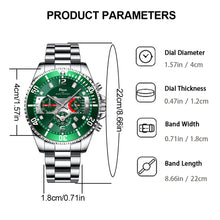 Load image into Gallery viewer, Men's Watches Luxury Waterproof Stainless Steel Quartz Watch Man Calendar Sports Wristwatch Clock
