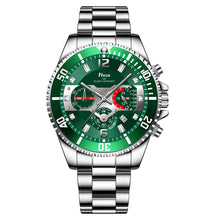 Load image into Gallery viewer, Men's Watches Luxury Waterproof Stainless Steel Quartz Watch Man Calendar Sports Wristwatch Clock
