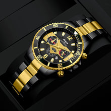 Load image into Gallery viewer, Men's Watches Luxury Waterproof Stainless Steel Quartz Watch Man Calendar Sports Wristwatch Clock
