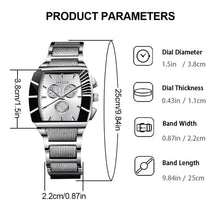 Load image into Gallery viewer, 3Pcs/Set Men's Watches Luxury Stainless Steel Quartz Watch Man Calendar Sports Wristwatch Clock

