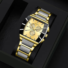 Load image into Gallery viewer, 3Pcs/Set Men's Watches Luxury Stainless Steel Quartz Watch Man Calendar Sports Wristwatch Clock
