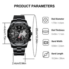 Load image into Gallery viewer, Mens Quartz Watches Brand Luxury Casual Fashion Men's Watch For Gifts Breathable Stainless Steel Waterproof Wristwatch
