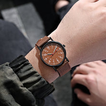 Load image into Gallery viewer, 1Pc Men Military Quartz Watch Nylon Army Watches Canvas Strap Casual Sports Wristwatch
