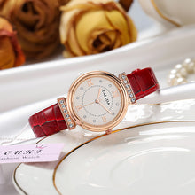 Load image into Gallery viewer, 1Pc Simple Quartz Watches Women Minimalist Design Leather Strap Luxury Wristwatch Big Dial Fashion Creative Watch
