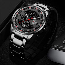 Load image into Gallery viewer, 1Pc Fashion Men Stainless Steel Quartz Sports Watch Luxury Male Business Wristwatch Luminescence Clock
