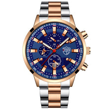 Load image into Gallery viewer, 1Pc Fashion Men Stainless Steel Quartz Sports Watch Luxury Male Business Wristwatch Luminescence Clock
