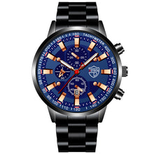 Load image into Gallery viewer, 1Pc Fashion Men Stainless Steel Quartz Sports Watch Luxury Male Business Wristwatch Luminescence Clock
