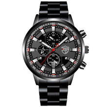 Load image into Gallery viewer, 1Pc Fashion Men Stainless Steel Quartz Sports Watch Luxury Male Business Wristwatch Luminescence Clock

