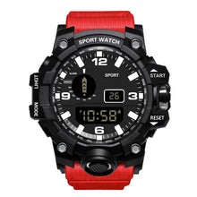 Load image into Gallery viewer, 1Pc Luminous Men Sport Watch Silicone Strap Wrist Watch LED Calendar Waterproof Digital Watch
