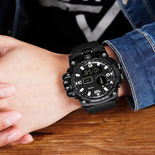 Load image into Gallery viewer, 1Pc Luminous Men Sport Watch Silicone Strap Wrist Watch LED Calendar Waterproof Digital Watch
