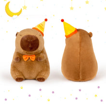 Load image into Gallery viewer, Happy Birthday Capybara Plush Toy Fluffty Kawaii Plushie Doll Simulation Capibara Cute Stuffed Animals Soft Plush Birthday Gift Kid Toys
