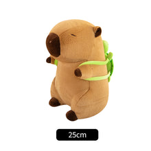 Load image into Gallery viewer, Hamburger Turtle Backpack Capybara Plush Toy Fluffty Kawaii Plushie Simulation Capibara Cute Stuffed Animals Soft Plush Kid Toys Children's Day Gift
