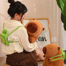 Load image into Gallery viewer, Turtle Backpack Capybara Plush Toy Fluffty Kawaii Plushie Simulation Capibara Cute Stuffed Animals Soft Plush Kid Toys Children's Day Gift
