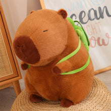 Load image into Gallery viewer, Turtle Backpack Capybara Plush Toy Fluffty Kawaii Plushie Simulation Capibara Cute Stuffed Animals Soft Plush Kid Toys Children's Day Gift
