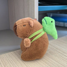 Load image into Gallery viewer, 13-15cm Cute Capybara Plush Keyring Pendant Soft Stuffed Plush Keychain Toy Backpack Pendant Birthday Gifts For Children
