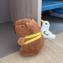 Load image into Gallery viewer, 13-15cm Cute Capybara Plush Keyring Pendant Soft Stuffed Plush Keychain Toy Backpack Pendant Birthday Gifts For Children
