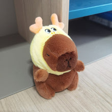 Load image into Gallery viewer, 13-15cm Cute Capybara Plush Keyring Pendant Soft Stuffed Plush Keychain Toy Backpack Pendant Birthday Gifts For Children
