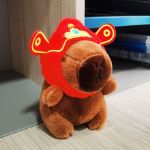 Load image into Gallery viewer, 13-15cm Cute Capybara Plush Keyring Pendant Soft Stuffed Plush Keychain Toy Backpack Pendant Birthday Gifts For Children
