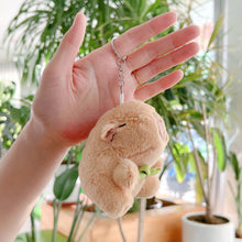 Load image into Gallery viewer, 10cm/11cm Cute Capybara Plush Keyring Pendant Soft Stuffed Plush Keychain Toy Backpack Pendant Birthday Gifts For Children
