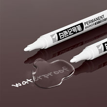 Load image into Gallery viewer, White Black Red Marker Pens 2.0mm Oily Waterproof Paint Pen for Wool Canva Tire Glass Rock Metal DIY Graffiti Sketching Markers Stationery
