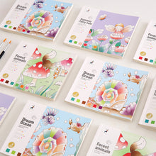 Load image into Gallery viewer, 20 Sheets Portable Children Watercolor Painting Book Paint with Water Brush Kids Gouache Graffiti Picture Coloring Drawing Toys Gifts
