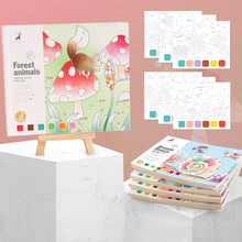 Load image into Gallery viewer, 20 Sheets Portable Children Watercolor Painting Book Paint with Water Brush Kids Gouache Graffiti Picture Coloring Drawing Toys Gifts

