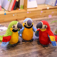 Load image into Gallery viewer, Talking Parrot Electronic Plush Toys Speaking Recording Repeats Cute Soft Musical Toy That Flaps Wings Kids Baby Gift
