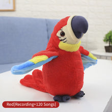 Load image into Gallery viewer, Talking Parrot Electronic Plush Toys Speaking Recording Repeats Cute Soft Musical Toy That Flaps Wings Kids Baby Gift
