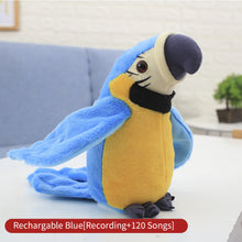 Load image into Gallery viewer, Talking Parrot Electronic Plush Toys Speaking Recording Repeats Cute Soft Musical Toy That Flaps Wings Kids Baby Gift
