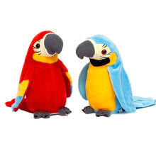 Load image into Gallery viewer, Talking Parrot Electronic Plush Toys Speaking Recording Repeats Cute Soft Musical Toy That Flaps Wings Kids Baby Gift
