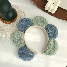 Load image into Gallery viewer, Fleece Sunflower Headband Cute Skincare Headband Hairband Candy Color Headband Gift Hair Accessories
