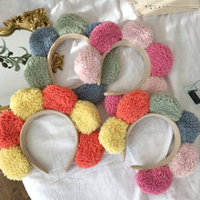 Load image into Gallery viewer, Fleece Sunflower Headband Cute Skincare Headband Hairband Candy Color Headband Gift Hair Accessories
