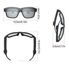Load image into Gallery viewer, 5.3 Smart Bluetooth Glasses Outdoor Running Cycling Semi-Open Speaker Stereo Wireless Phone Headset Polarized Sunglasses
