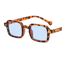 Load image into Gallery viewer, 1PC Outdoor Cycling Sports Retro Square HD Sunglasses UV400 Sun Protection Leopard Print Candy Sunglasses
