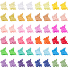 Load image into Gallery viewer, Colorful Butterfly Hair Clips Children's Hair Scrub Accessories Girls Bangs Hair Claw Clip Ponytail Clip
