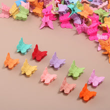 Load image into Gallery viewer, Colorful Butterfly Hair Clips Children's Hair Scrub Accessories Girls Bangs Hair Claw Clip Ponytail Clip
