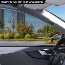 Load image into Gallery viewer, 2Pcs Car Sun Visor Front Rear Side Window Sun Shade Meshs Fabric Cover Shield UV Protector Black Auto Sunshade Curtain
