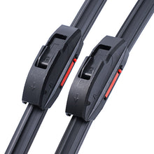 Load image into Gallery viewer, Universal 14" 16" 18" 20" 22" Car Windshield Wiper Blades Double Layer Soft Rubber Automotive Replacement Wipers

