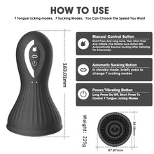 Load image into Gallery viewer, Fully Automatic High-power Motor 4 Major Functions Tongue Licking and Suck Massage Clitoris Breast Anus Breast Pump
