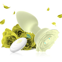 Load image into Gallery viewer, Silicone Charging APP Remote Control Rose Silicone Anal Plug Female Masturbator Women Adults Sex Toys
