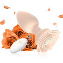 Load image into Gallery viewer, Silicone Charging APP Remote Control Rose Silicone Anal Plug Female Masturbator Women Adults Sex Toys
