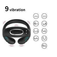 Load image into Gallery viewer, APP Remote Control Three Vibration Wearable Charging Silicone Delay Lock Ring Delay Ejaculation Male Silicone Sex Toy
