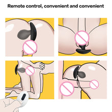 Load image into Gallery viewer, Portable Charging Remote Control Fist Silicone Anal Plug Set of Four Pieces Adults Male and Female Sexy Toy
