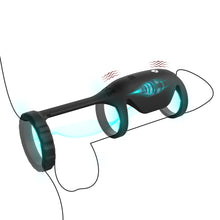 Load image into Gallery viewer, Triple Ring Charging Silicone Delayed Sperm Locking Ring Couple Supplies Blocking and Restoring Ring Sex Toys
