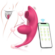 Load image into Gallery viewer, Wearing The Invisible Sucking Brush APP for Vibration Fun and Jumping Eggs Female Mastrubation Sex Toys
