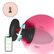 Load image into Gallery viewer, Portable Charging Remote Control APP Thread Twisting Vibration Silicone Anal Plug Female and Male Sex Toys
