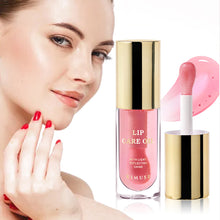 Load image into Gallery viewer, Crystal Jelly Moisturizing High Shine Nourishing Lip Oil Plumping Lip Gloss Makeup Sexy Plump Lip Glow Oil Tinted Lip Plumper 5ml 1 Piece Lip Care Oil
