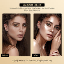 Load image into Gallery viewer, Glitter Glow Dewy Liquid Highlighter Eyeshadow Pen Makeup Glow Face Contour Shimmer Pink White Highlight Pallete Illuminator Cosmetics 6 Colors
