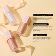 Load image into Gallery viewer, Glitter Glow Dewy Liquid Highlighter Eyeshadow Pen Makeup Glow Face Contour Shimmer Pink White Highlight Pallete Illuminator Cosmetics 6 Colors
